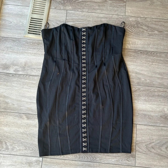 NWT Forever 21 Plus Strapless Corset  Bodycon Dress - Picture 1 of 13